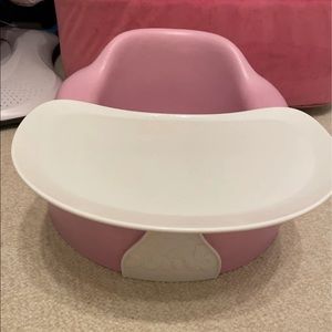 Bumbo seat with tray